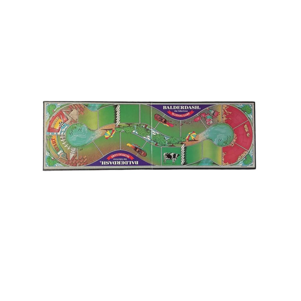 Vintage Balderdash 1995 the Hilarious Bluffing Game Board & Instruction Sheet